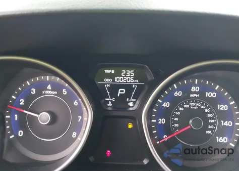 2011 Hyundai Elantra Limited z USA, uszkodzony, nr VIN 5NPDH4AE0BH052293